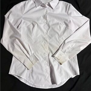 Elegant White Button Down Shirt